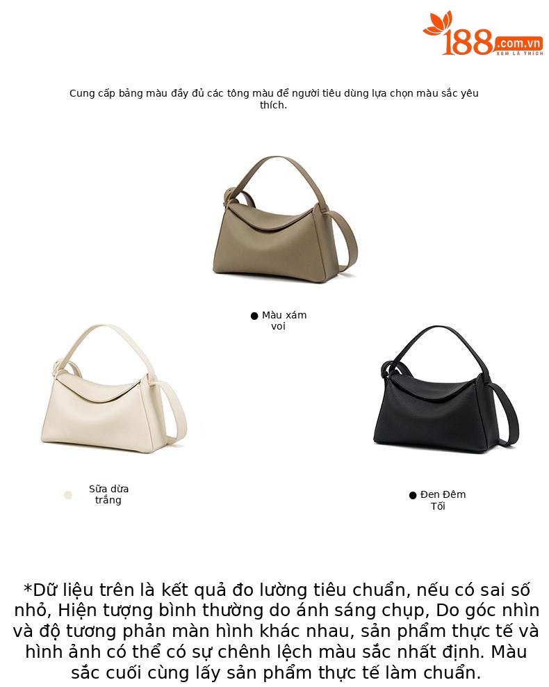 Túi đeo chéo nữ da bò lớp đầu tiên phong cách cổ điển đi làm, thiết kế đeo vai và đeo chéo đa năng — đêm tối chi tiết 2