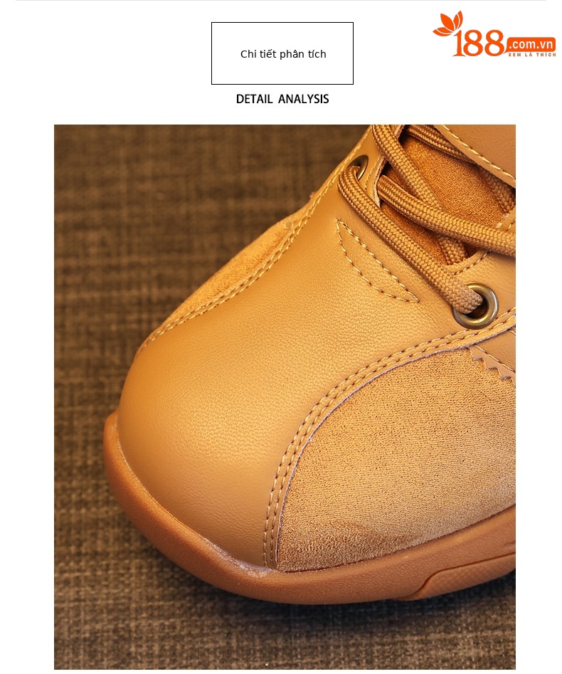 Giày boot nữ cổ ngắn đế dày tăng chiều cao phong cách retro siêu mềm đa năng — màu đen chi tiết 7