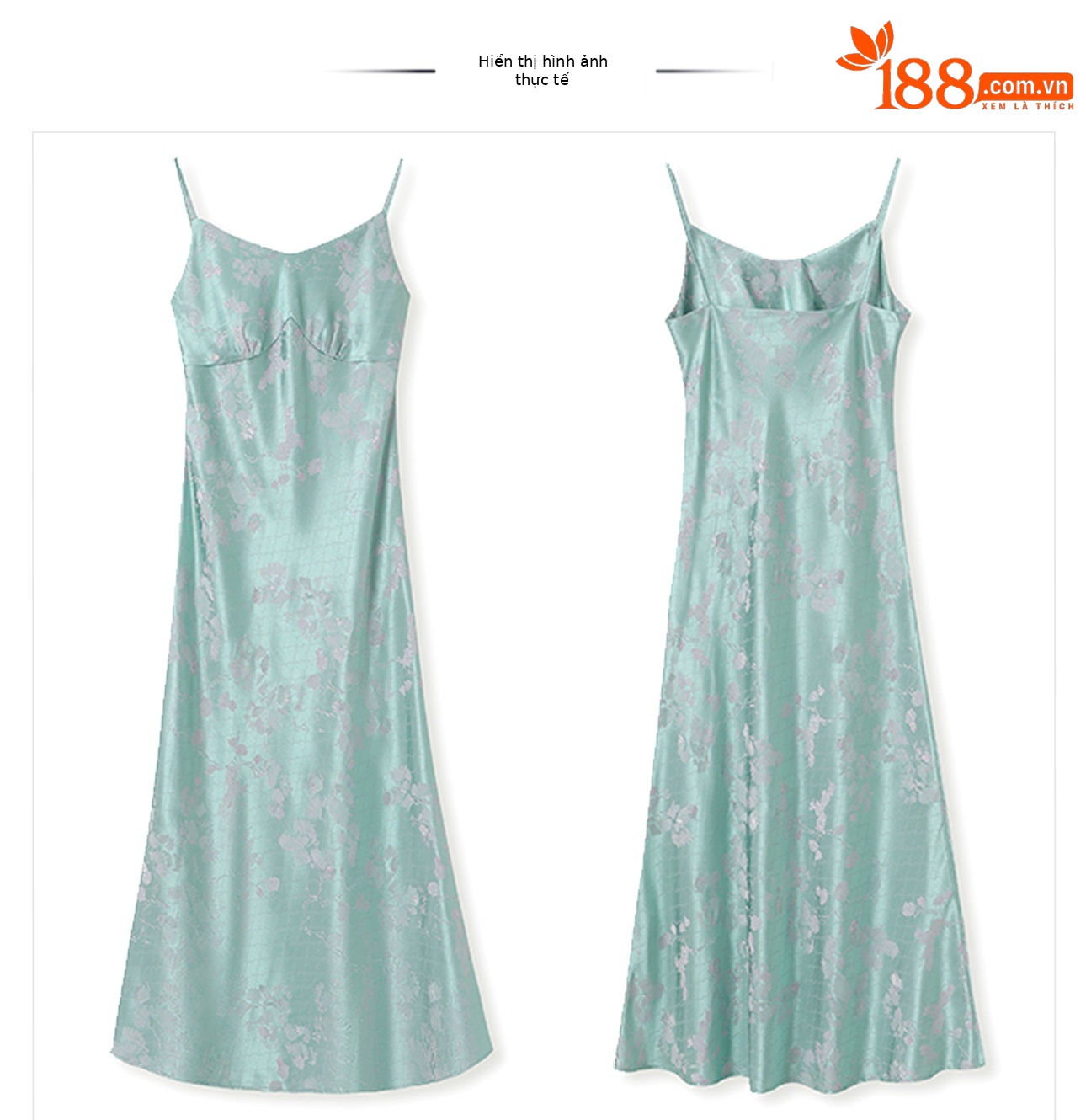 Đầm ôm body nữ chất liệu acetate hoa văn jacquard, dáng dây mảnh, phong cách tân cổ điển — màu vàng chi tiết 15