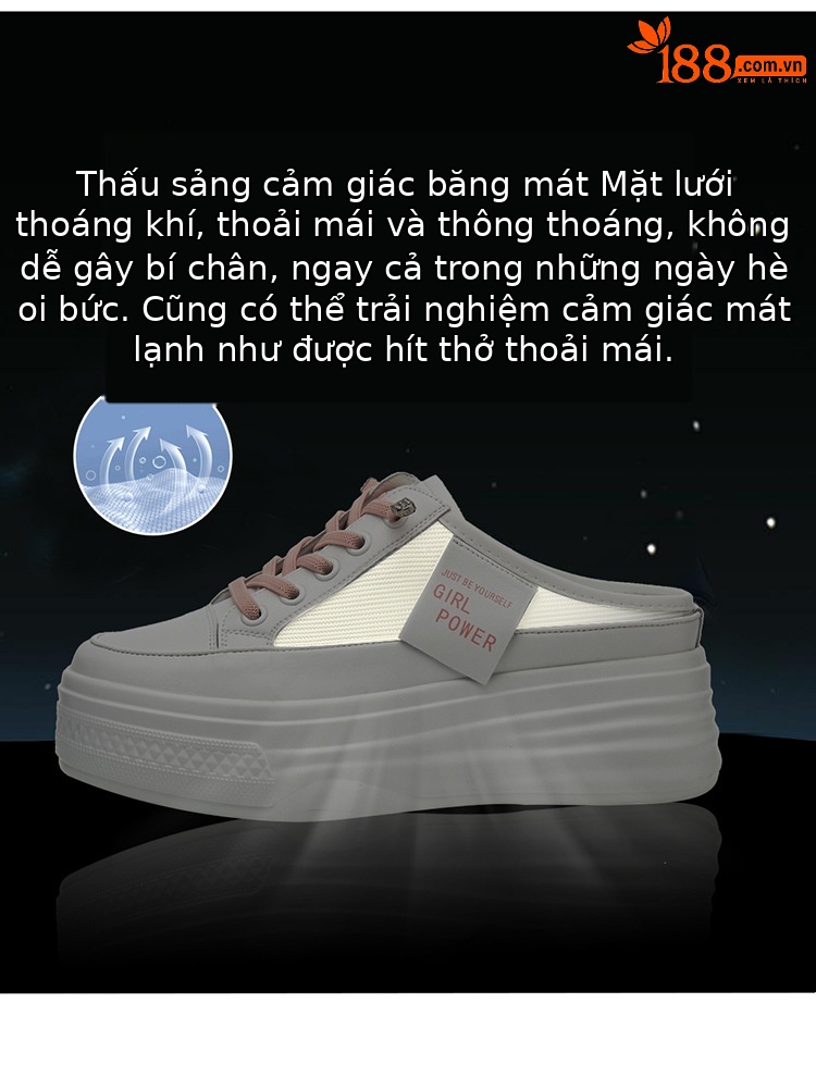 Dép lê nữ đế dày mùa hè phong cách thể thao — 4623101137 trắng xám, 4623303044 màu đen, 4623303045m màu sắc, 4623303044Trắng chi tiết 1