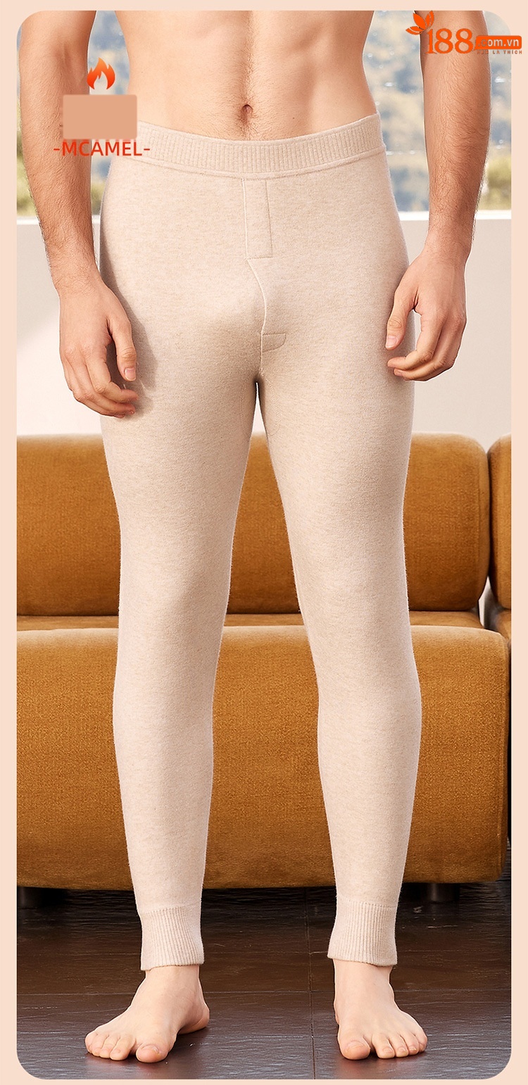 Quần legging nữ len cashmere dày dặn giữ nhiệt lưng cao — phụ nữ da đen chi tiết 14