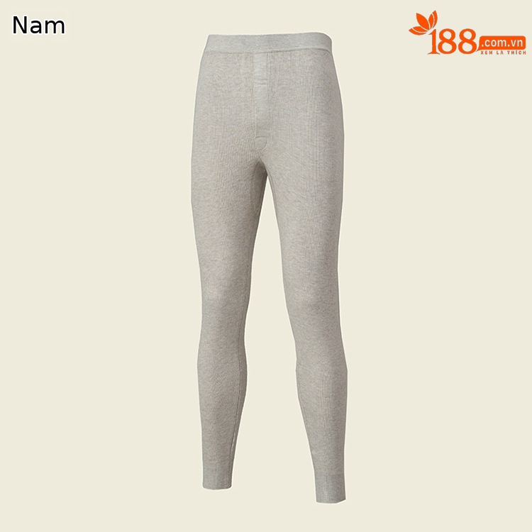 Quần len cashmere nam lưng cao dày ấm — Màu xám đậm của nam giới chi tiết 6