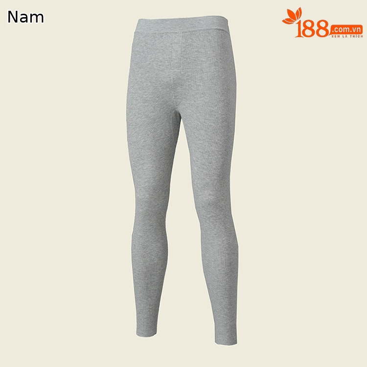 Quần len cashmere nam lưng cao dày ấm — Màu xám đậm của nam giới chi tiết 7