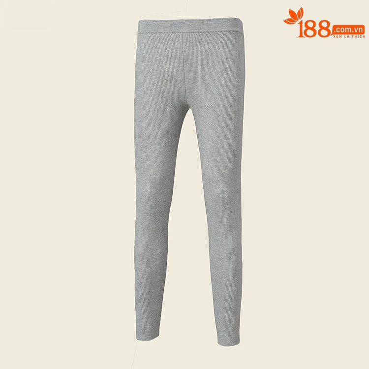 Quần len cashmere nam lưng cao dày ấm — Màu xám đậm của nam giới chi tiết 10