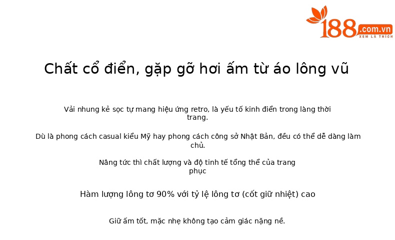 Áo khoác lông vũ ngắn cổ chữ V dáng suông cho nữ — Màu nâu chi tiết 2