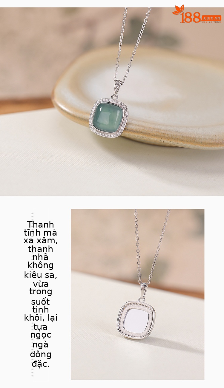 Mặt dây chuyền bạc S925 mạ vàng hình sáp ong vuông tinh tế — Mô hình sáp ong (không bao gồm dây chuyền) chi tiết 3