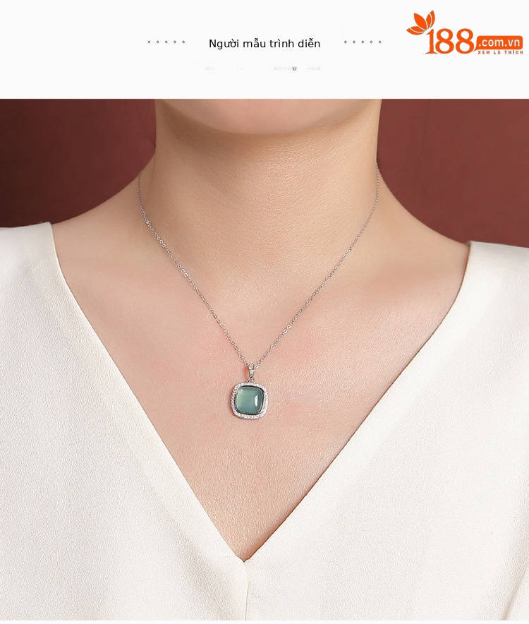 Mặt dây chuyền bạc S925 mạ vàng hình sáp ong vuông tinh tế — Mô hình sáp ong (không bao gồm dây chuyền) chi tiết 5