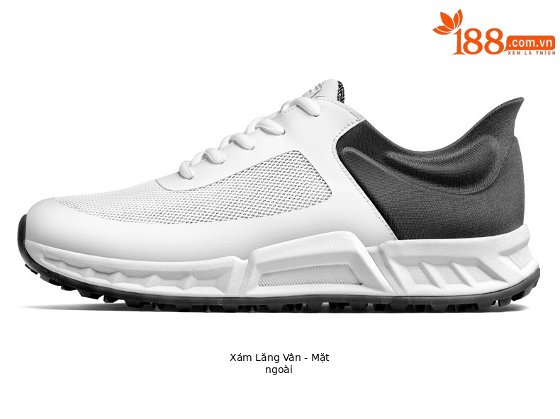 Giày golf nam PGM đế đệm phục hồi, lưới thoáng khí chống trơn trượt — XZ443-Lingyun Xám chi tiết 18