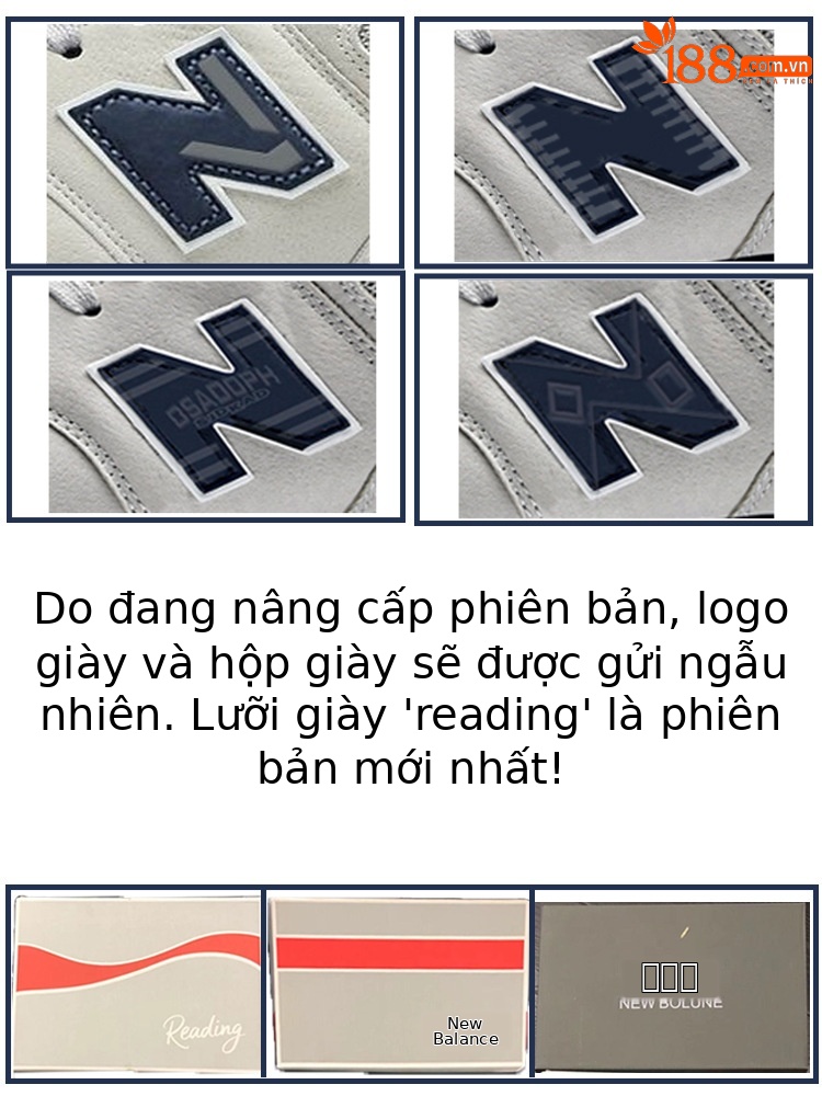 Giày thể thao nam đế dày phong cách Balance, thoáng khí, hợp thời trang — 699m kaki chi tiết 2