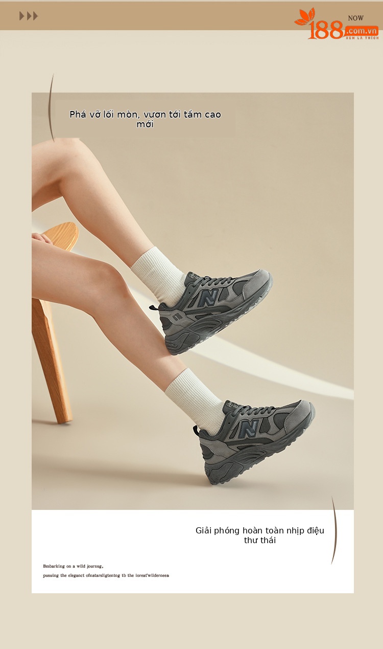 Giày thể thao retro unisex Putian Xuân Thu Balance Cool Running N878 đế dày giảm chấn — 878 Yuanzu màu xám chi tiết 6
