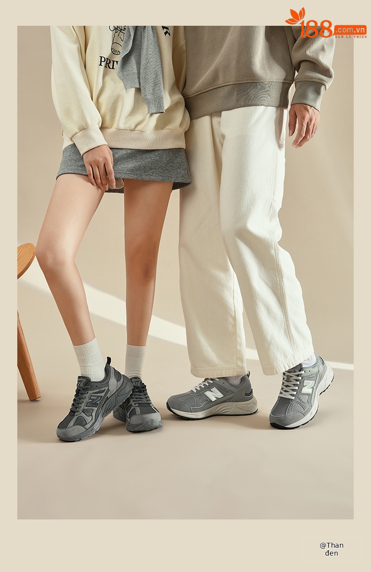 Giày thể thao retro unisex Putian Xuân Thu Balance Cool Running N878 đế dày giảm chấn — 878 Yuanzu màu xám chi tiết 14