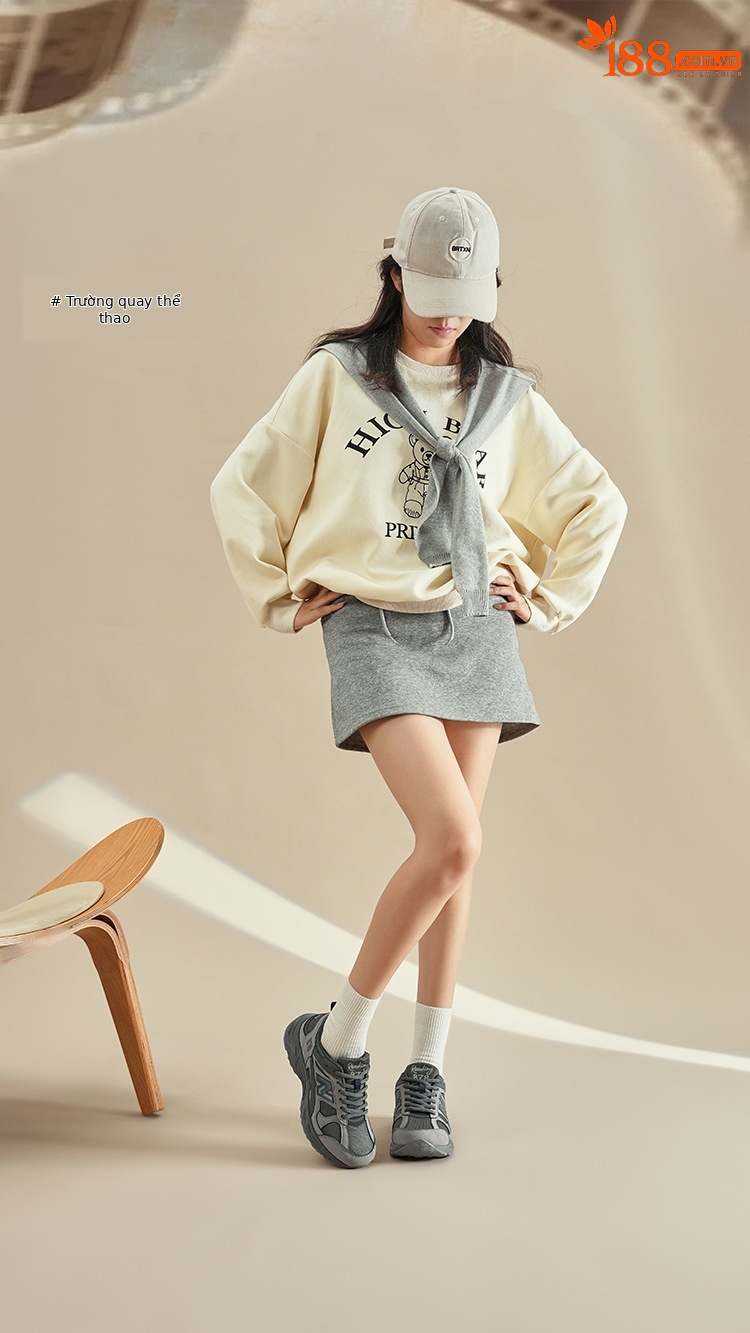 Giày thể thao retro unisex Putian Xuân Thu Balance Cool Running N878 đế dày giảm chấn — 878 Yuanzu màu xám chi tiết 19