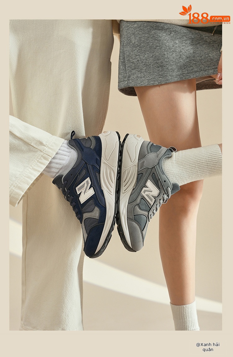 Giày thể thao retro unisex Putian Xuân Thu Balance Cool Running N878 đế dày giảm chấn — 878 Yuanzu màu xám chi tiết 33