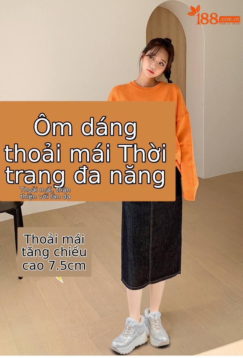 Giày bốt tuyết nữ mùa đông lót lông cừu dày dặn ấm áp tăng chiều cao đế dày — M2988 lót đơn màu sâm panh, M2988-1 plus nhung tím, M2988 lớp lót đơn màu xám, M2988 một dặm màu tím chi tiết 1