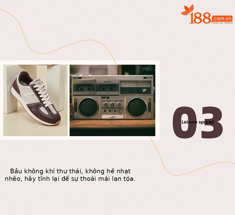 Giày sneaker nam phong cách cổ điển đa năng Forrest Gump — 471m trắng chi tiết 6