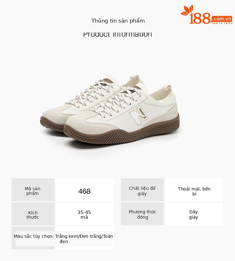 Giày thể thao nam Balance Cool Running Retro đa năng, tập luyện thường ngày — 468m trắng chi tiết 18