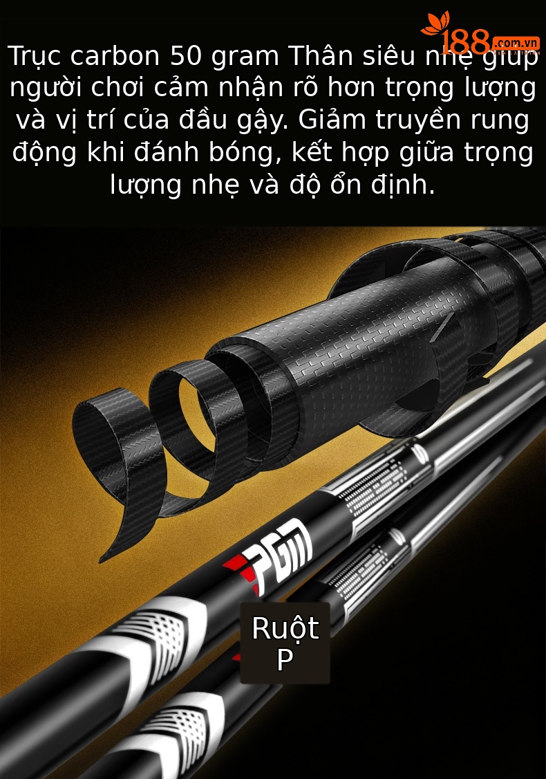 Gậy gạt golf PGM không mô-men xoắn đầu lớn nhôm rèn trọng tâm thấp — Gậy gạt có mô-men xoắn bằng 0 [giữ cho mặt gậy vuông góc để đánh bóng/nhôm rèn CNC chính xác/dây ngắm mở rộng] TUG091 chi tiết 4