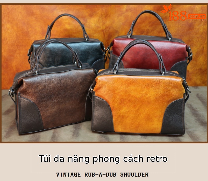 Túi đeo chéo nữ da bò thật dung tích lớn 34×12.5×25 cm — màu xám cổ điển chi tiết 1