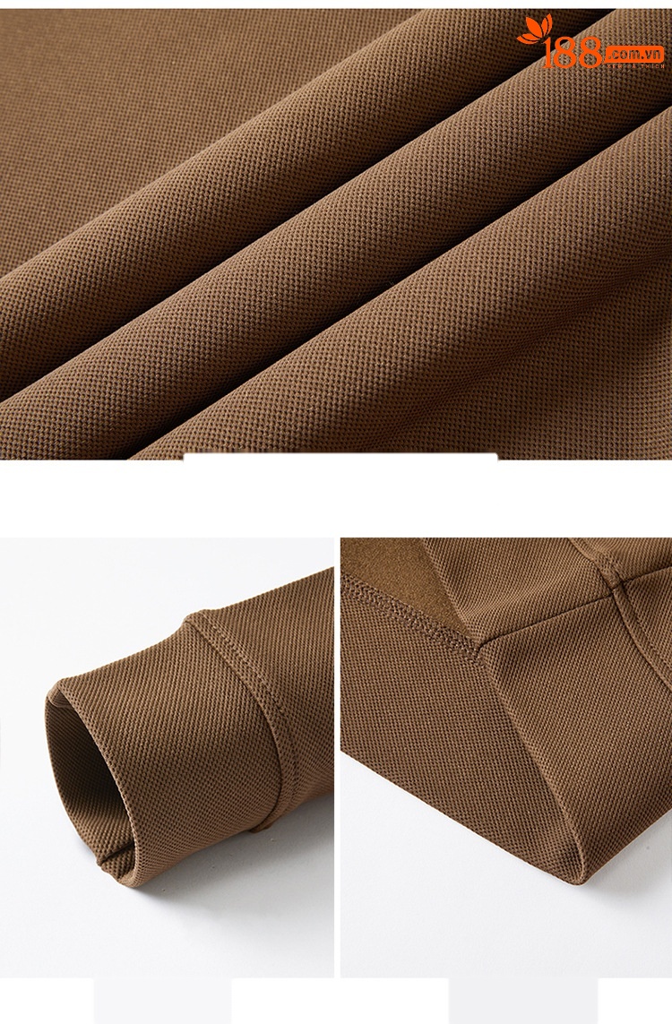 Áo thun nỉ cotton cổ tròn tay dài nam — màu xám đậm chi tiết 15