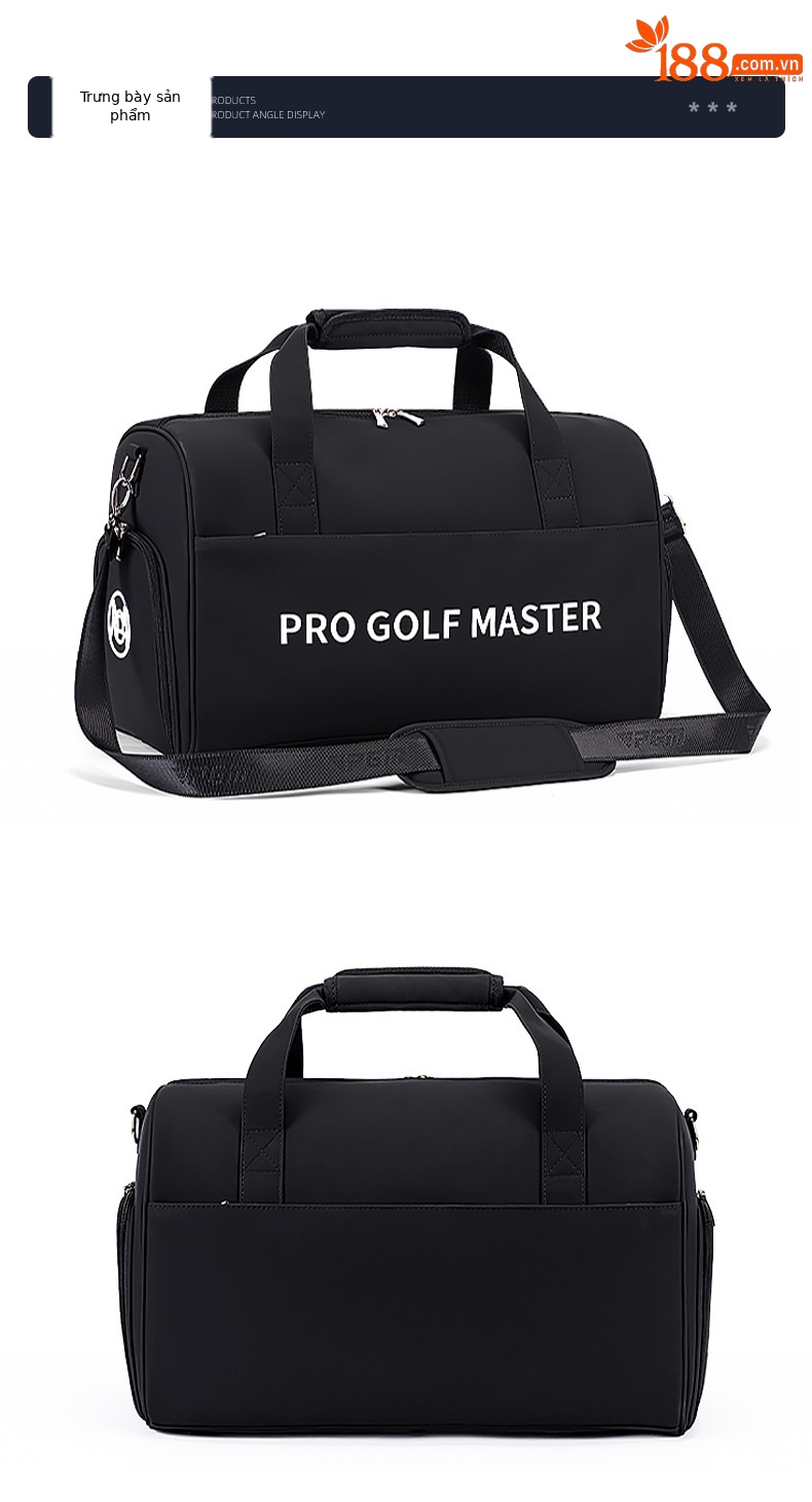 Túi golf PGM du lịch đeo chéo chống nước nhẹ, có ngăn giày riêng — Macaron Green [Siêu sợi chống thấm nước/khu vực giày độc lập/dây đeo vai dài miễn phí] YWB052, Bột Macaron [siêu sợi chống thấm nước/khu vực giày độc lập/dây đeo vai dài miễn phí] YWB052, Màu đen [siêu sợi chống thấm nước/khu vực giày độc lập/dây đeo vai dài miễn phí] YWB052 chi tiết 16