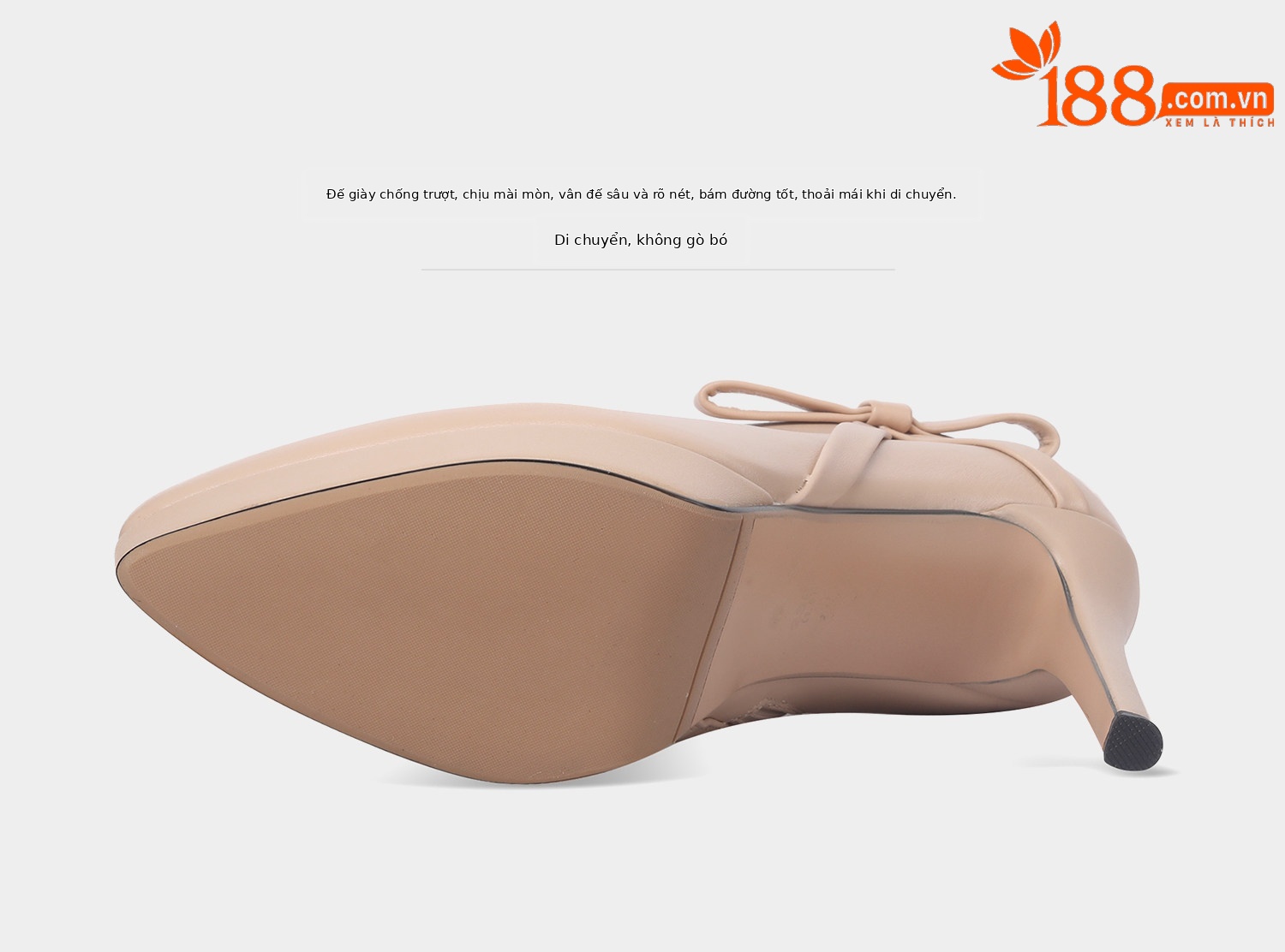Giày cao gót nữ mũi nhọn phong cách Pháp, gót siêu cao 8 cm, nơ bướm trang trí — Kê, Mơ chi tiết 13
