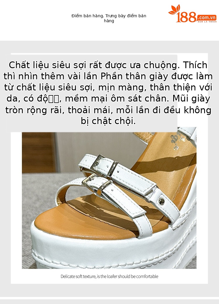 Dép sandal nữ quai chữ V đế xuồng EVA dày, tăng chiều cao, đi ngoài trời mùa hè — Các mặt hàng 10cm được làm theo yêu cầu sẽ không được trả lại và không thể trao đổi. Vui lòng ghi rõ màu sắc trong ghi chú đơn hàng., Các mặt hàng 12cm được sản xuất theo yêu cầu không được trả lại và không được trao đổi., Trắng, đen chi tiết 4