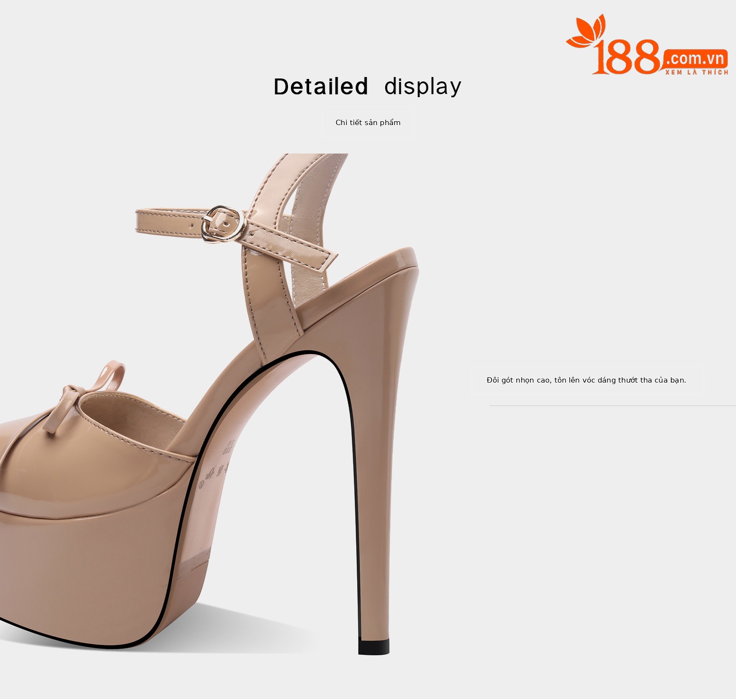 Sandal cao gót nữ mũi nhọn quai mảnh gót nhọn 9 cm — Đen, Mơ chi tiết 10