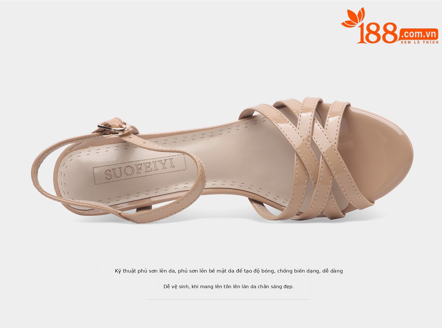 Sandal cao gót nữ hở mũi đế platform chống nước gót nhọn quai một dây — Đen, Mơ chi tiết 13