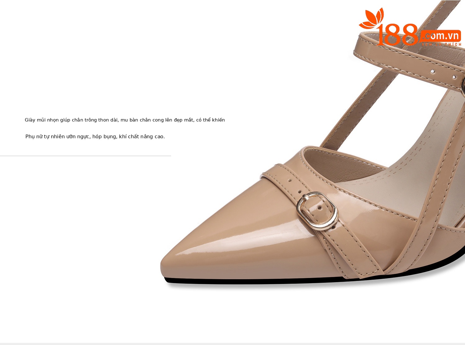 Sandal cao gót mũi nhọn quai mảnh kiểu Pháp — Đen, Mơ chi tiết 11