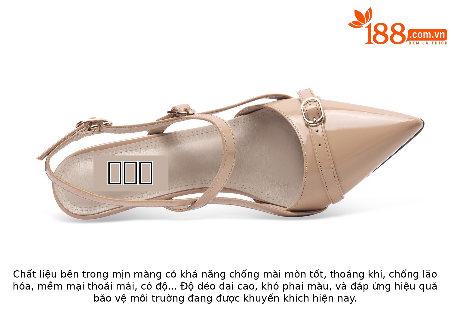 Sandal cao gót mũi nhọn quai mảnh kiểu Pháp — Đen, Mơ chi tiết 12