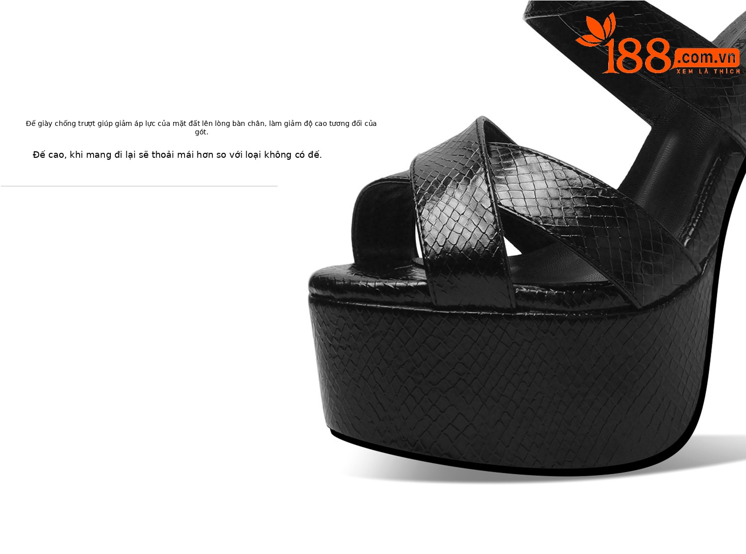 Sandal cao gót nữ hở mũi đế dày chống nước, gót 12-15 cm — Đen Cao Gót 12cm, Vàng Cao Gót 12cm, Bạc Cao Gót 12cm, Đen Cao Gót 13cm chi tiết 11