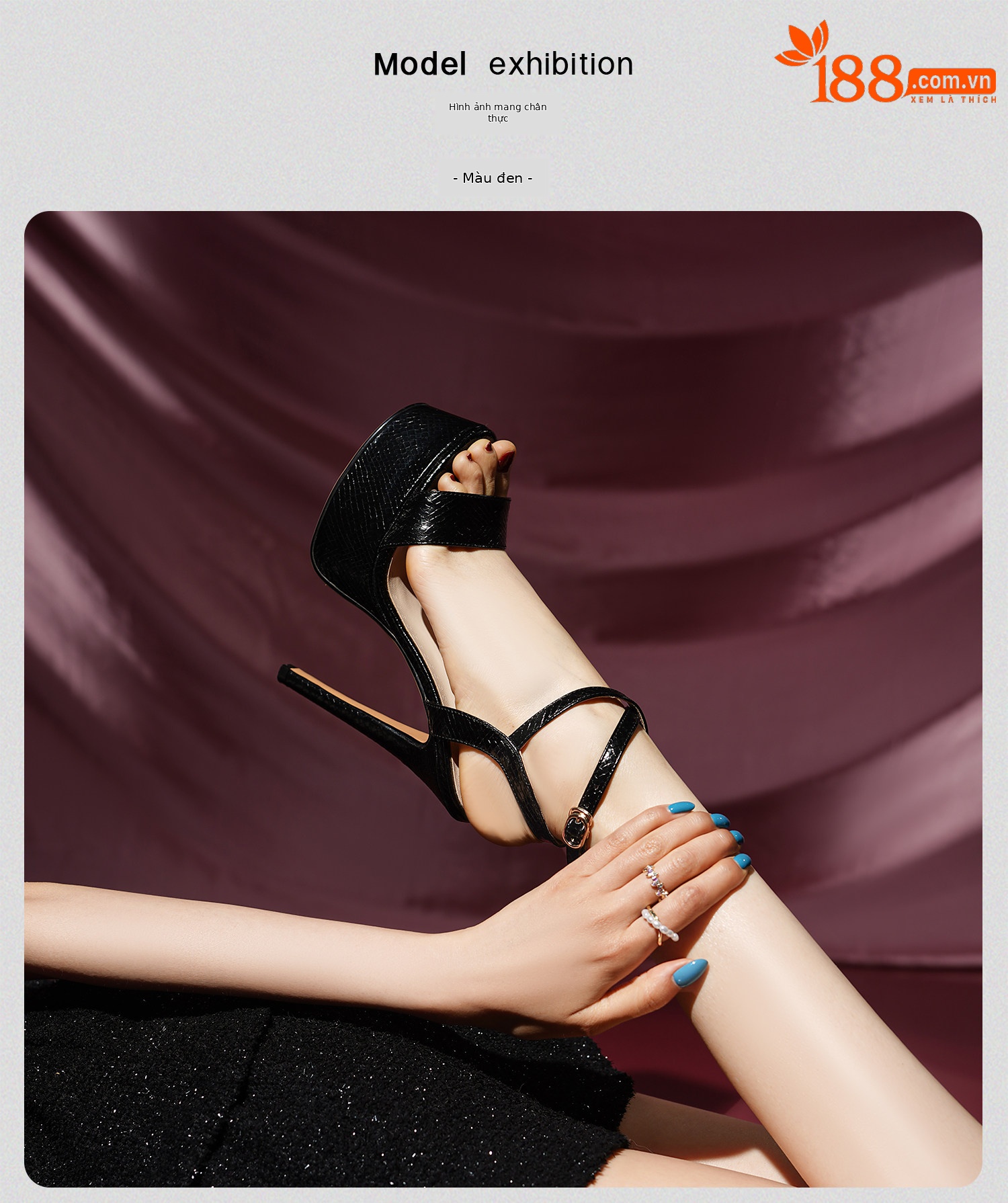 Sandal cao gót nữ hở mũi quai ngang kiểu Pháp, gót nhọn 12–15 cm — Đen Cao Gót 12cm, Vàng Cao Gót 12cm, Bạc Cao Gót 12cm, Đen Cao Gót 13cm chi tiết 14