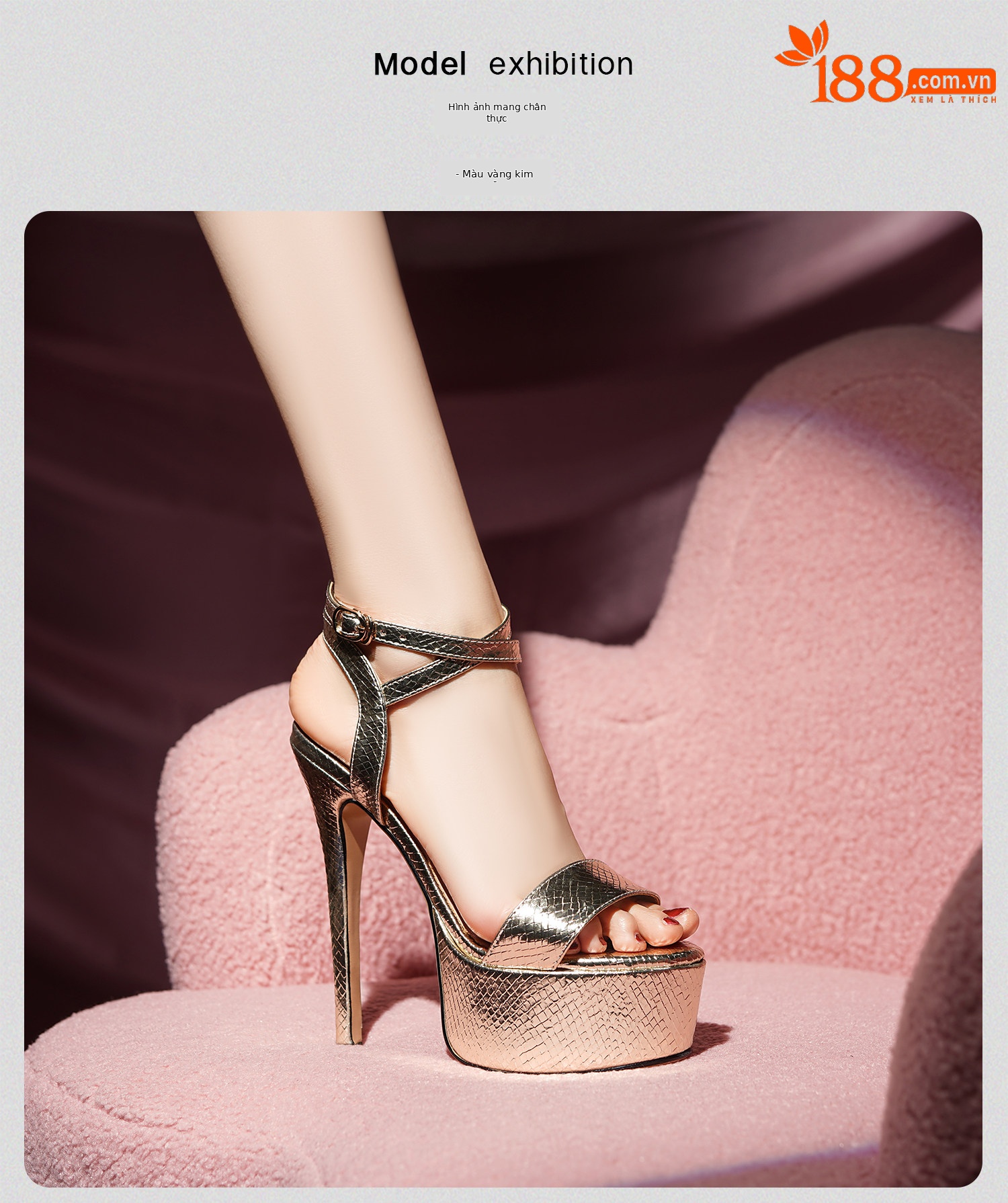 Sandal cao gót nữ hở mũi quai ngang kiểu Pháp, gót nhọn 12–15 cm — Đen Cao Gót 12cm, Vàng Cao Gót 12cm, Bạc Cao Gót 12cm, Đen Cao Gót 13cm chi tiết 17