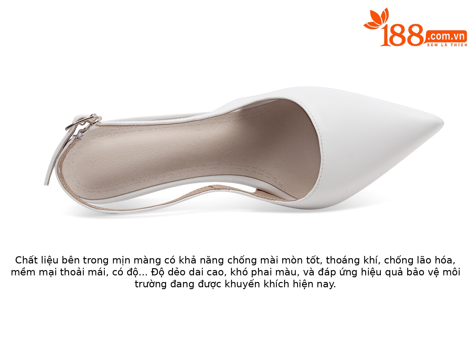 Sandal cao gót nữ mũi nhọn quai một dây, gót siêu cao 12 cm — Đen, Trắng chi tiết 12