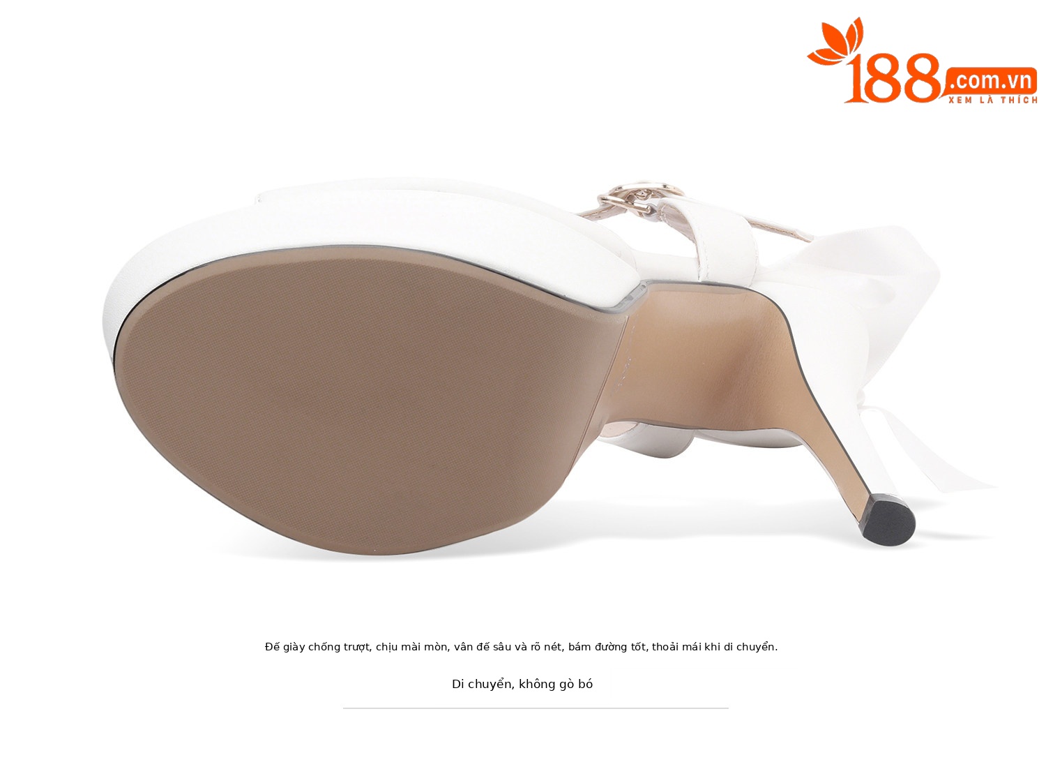 Sandal cao gót nữ hở mũi nơ bướm đế platform gót 12-15 cm — Đen Cao Gót 12cm, Trắng Cao Gót 12cm, Đen Cao Gót 13cm, Trắng Cao Gót 13cm chi tiết 16
