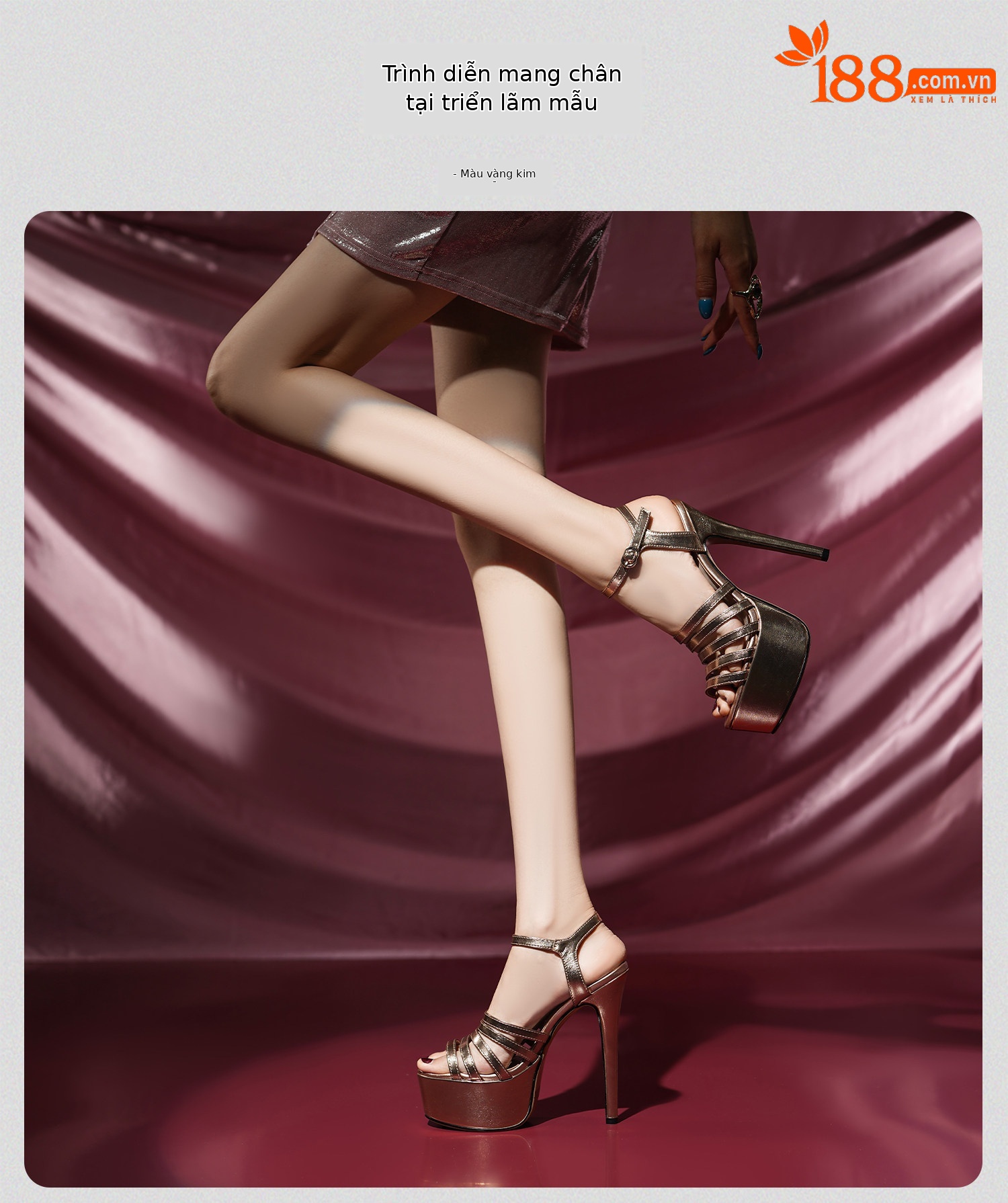 Sandal cao gót nữ quai mảnh hở mũi gót 12-15 cm đế platform chống nước — Đen Cao Gót 12cm, Trắng Cao Gót 12cm, Vàng Cao Gót 12cm, Đen Cao Gót 13cm chi tiết 17