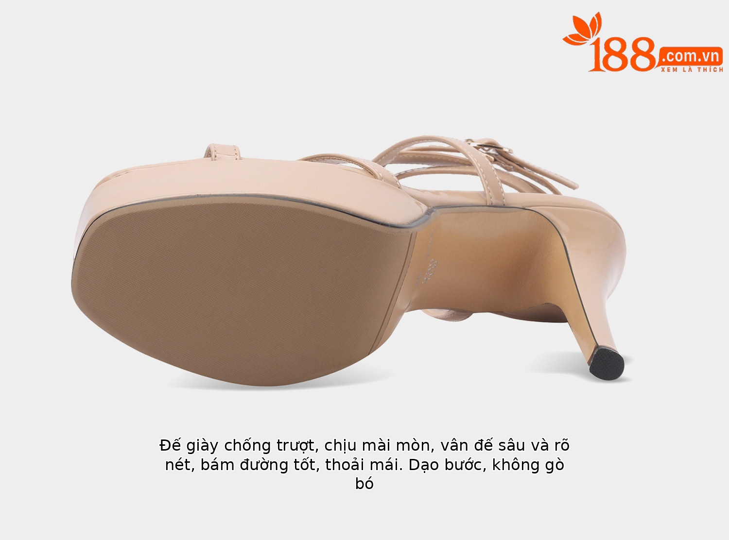 Sandal cao gót nữ hở mũi quai mắt cá phong cách Pháp, gót nhọn 12 cm, đế platform chống nước — Đen, Mơ chi tiết 13