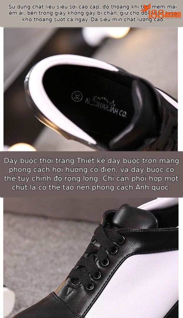 Giày sneaker nữ chunky đế dày 15 cm buộc dây, phong cách casual thu đông — 10cm màu cam trắng, 12CM đen trắng, 12cm màu cam trắng, 15CM đen trắng chi tiết 7