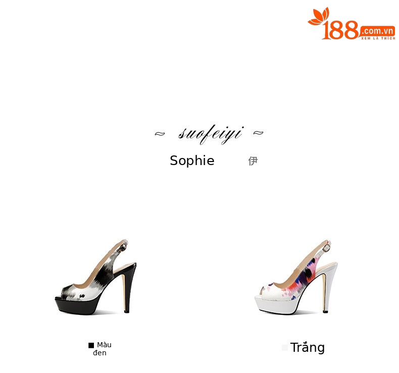 Sandal cao gót nữ hở mũi quai ngang khóa cài gót nhọn 12-15cm — Đen Cao Gót 12cm, Trắng Cao Gót 12cm, Đen Cao Gót 15cm, Trắng Cao Gót 15cm chi tiết 2