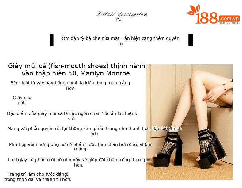 Sandal cao gót nữ quai Roman hở mũi đế dày gót to bản — Đen chi tiết 2