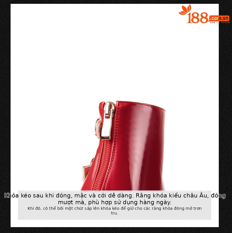 Sandal cao gót nữ mũi hở gót nhọn 13–15 cm đế platform chống nước — Đen Cao gót 13cm, Đỏ Cao gót 13cm, Đen Cao gót 15cm, Đỏ Cao gót 15cm chi tiết 10