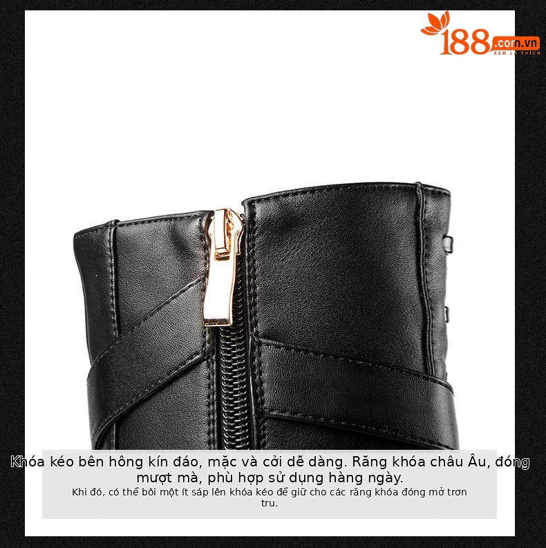 Boot nữ cổ thấp gót siêu cao 13-15cm, mũi nhọn, khóa kéo bên, lót lông nhân tạo — Đen Cao Gót 15cm, Trắng Cao Gót 15cm, Đen Cao Gót 13cm, Trắng Cao Gót 13cm chi tiết 9
