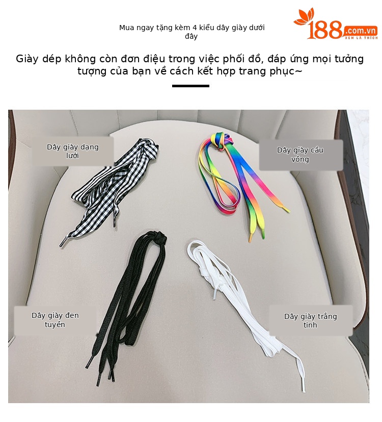 Giày cao gót nữ đế xuồng platform siêu cao 15 cm, dây buộc, kiểu xỏ chân đa năng — Trắng 12CM, Trắng 15CM, Đen 12CM, Đen 15CM chi tiết 2