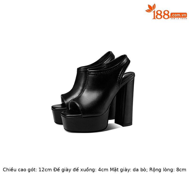 Black (Thick Heel 35642)