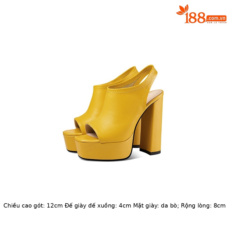 Yellow (Thick Heel 35642)