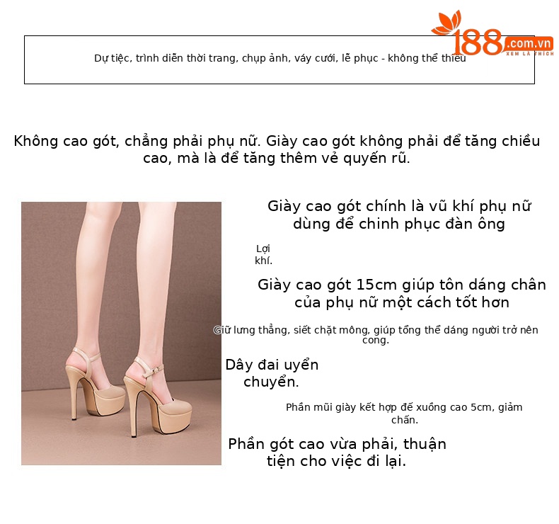 Sandal cao gót nữ mũi nhọn bít hở gót, gót siêu cao 8 cm, da bò thật — Đen, Mơ chi tiết 2