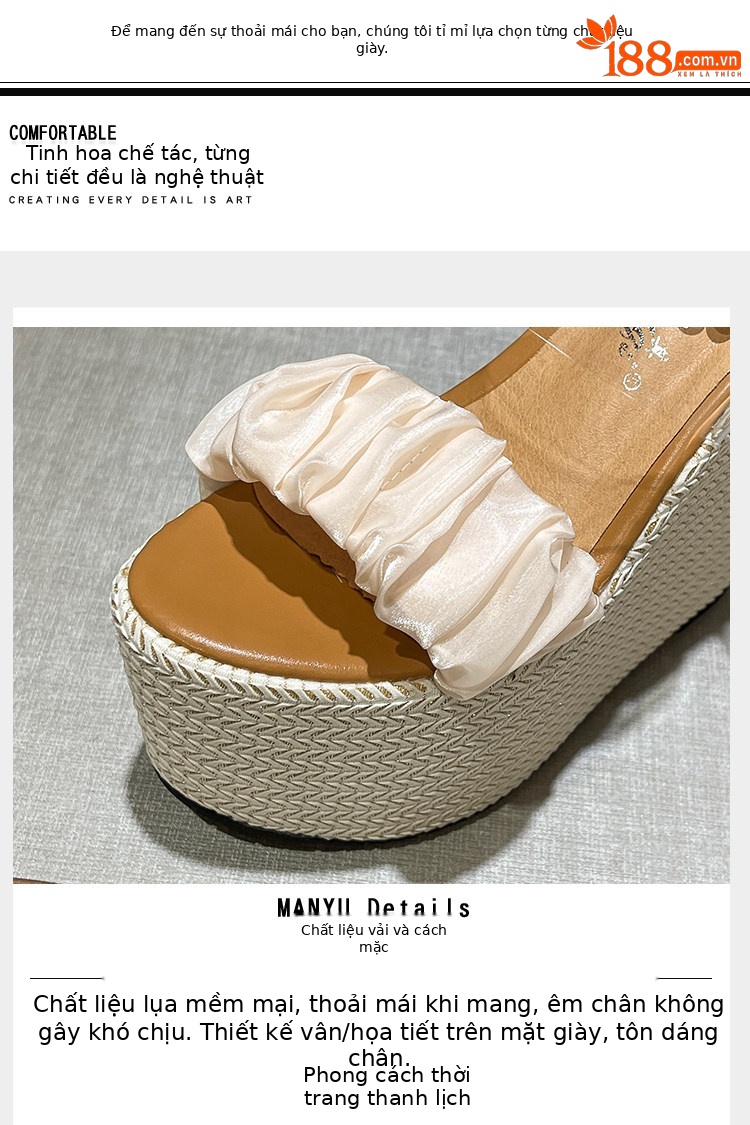 Sandal cao gót nữ hở mũi đế xuồng ren một quai gót 12 cm — Trắng nhạt 10CM, Trắng nhạt 12CM, Trắng nhạt 15CM chi tiết 5