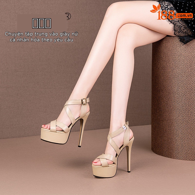 Sandal cao gót nữ hở mũi quai chéo khóa cài, gót nhọn 12–15 cm — Đen Cao Gót 15cm (Nhỏ Hơn Một Size), Mơ Cao Gót 15cm (Nhỏ Hơn Một Size), Đen Cao Gót 12cm (Nhỏ Hơn Một Size), Mơ Cao Gót 12cm (Nhỏ Hơn Một Size)