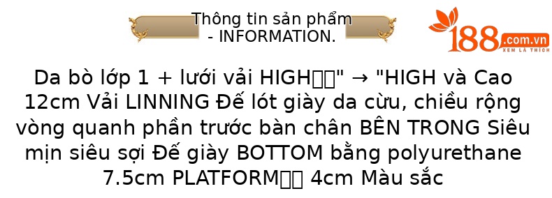 Boot cổ thấp nữ gót vuông cao 8 cm, mũi tròn, đế dày, chất liệu da bò thật kết hợp lưới thoáng khí, khóa kéo bên hông — Đen, Trắng chi tiết 2