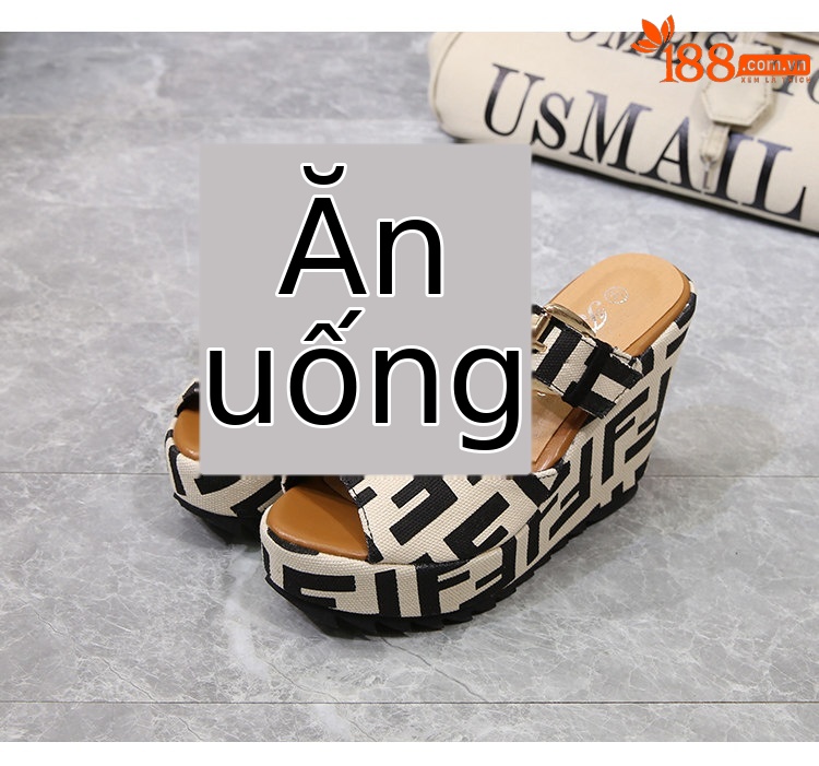 Sandal cao gót nữ hở mũi đế xuồng 11 cm — Đen 10cm, Đen 12cm, Đen 15cm chi tiết 20